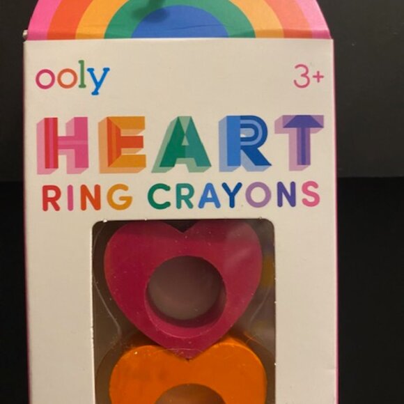 ooly: HEART RING CRAYONS *Set of 6* - Picture 3 of 6